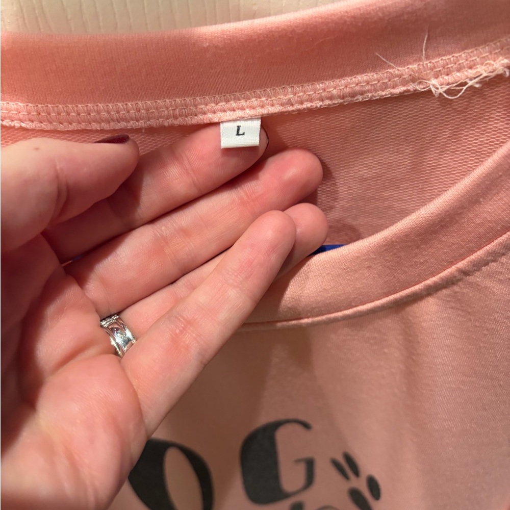 Pink Dog Mom Sweatshirt - Picture 3 of 4